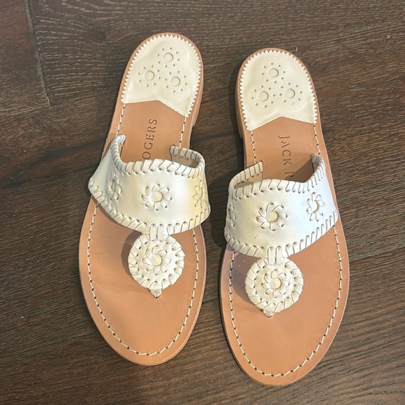 NWOT Jack Rogers White Sandals, 8 - Picture 2 of 5